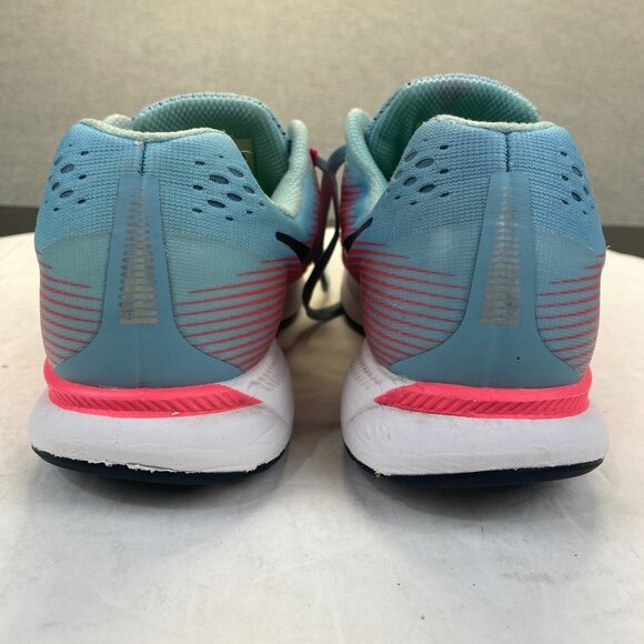 Nike Womens Air Zoom Pegasus 34 Blue Pink Running Shoes Sneakers Size 9,Athletic - Picture 9 of 12